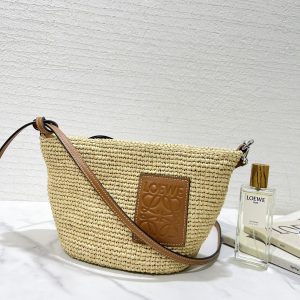 Lowee Pochette Raffia Bag-11*15.5*17.5CM - Image 2