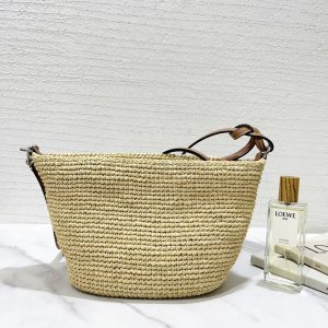 Lowee Pochette Raffia Bag-11*15.5*17.5CM - Image 4