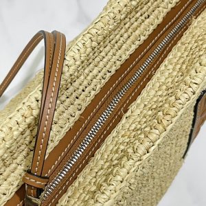 Lowee Pochette Raffia Bag-11*15.5*17.5CM - Image 7