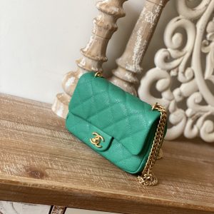 Ch@nel Flap Bag-12*19*8CM - Image 6