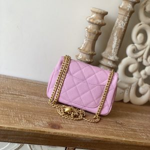 Ch@nel Flap Bag-12*19*8CM - Image 3