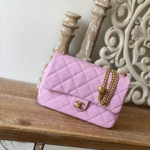 Ch@nel Flap Bag-19*24*9CM - Image 1