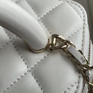 Ch@nel Cosmetic Bag-Lambskin-18CM - Image 6