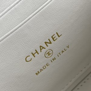 Ch@nel Cosmetic Bag-Lambskin-18CM - Image 9