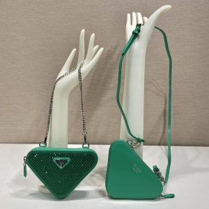 Prada 1NR015 Double Triangle Bag -15*10*5CM - Image 1