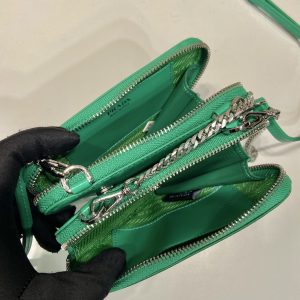 Prada 1NR015 Double Triangle Bag -15*10*5CM - Image 8