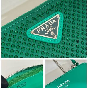 Prada 1NR015 Double Triangle Bag -15*10*5CM - Image 9
