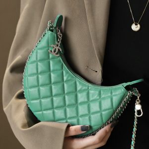 Ch@nel 23SS Moon Bag-16*10/22*14CM - Image 11