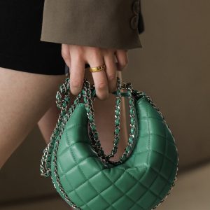 Ch@nel 23SS Moon Bag-16*10/22*14CM - Image 15
