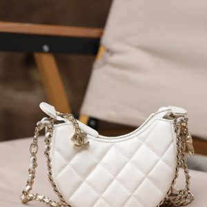 Ch@nel 23SS Moon Bag-16*10/22*14CM - Image 4
