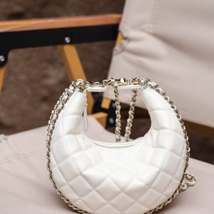 Ch@nel 23SS Moon Bag-16*10/22*14CM - Image 12