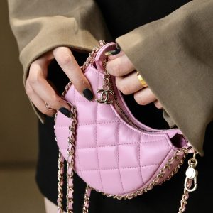 Ch@nel 23SS Moon Bag-16*10/22*14CM - Image 13