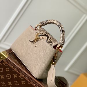 Louis Vuitton Mini Capucines Handlebag-21*14*8CM - Image 3