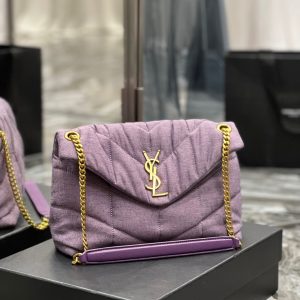 YSL Large Loulou Puffer-29*17*11CM - Image 4