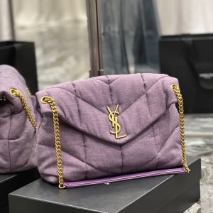 YSL Large LouLou Bag-35×23×13.5CM - Image 3