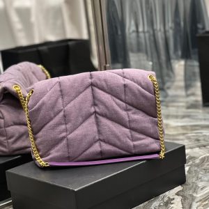 YSL Large LouLou Bag-35×23×13.5CM - Image 8