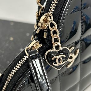 Ch@nel Love Patent Leather Twin Bag-13.3*15*2CM - Image 5