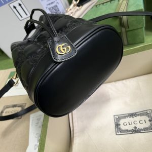 Gucci GG Matelassé Bucket Bag-17*20*10CM - Image 2