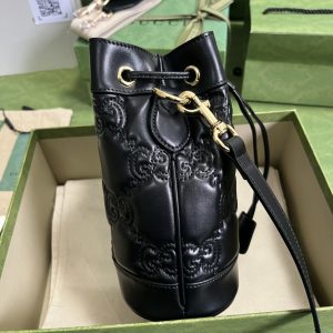 Gucci GG Matelassé Bucket Bag-17*20*10CM - Image 4