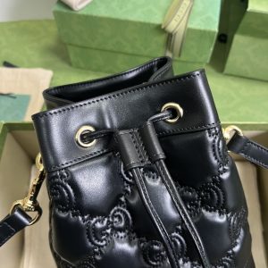 Gucci GG Matelassé Bucket Bag-17*20*10CM - Image 5