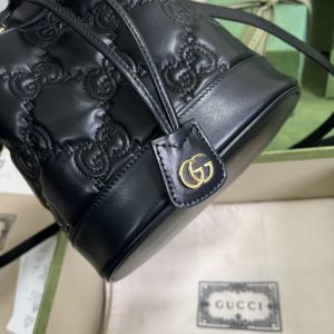 Gucci GG Matelassé Bucket Bag-17*20*10CM - Image 7