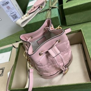 Gucci GG Matelassé Bucket Bag-17*20*10CM - Image 6