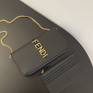 Fendi Wallet On Chain Bag-22x5x11CM - Image 9