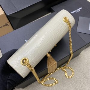 YSL Kate With Tassle In Crocodile-20×13.5×5.5cCM - Image 4
