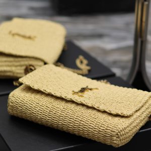 YSL Kate With Raffia-28.5×20×6CM - Image 7