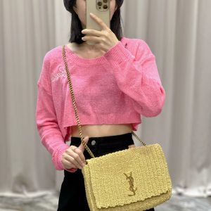 YSL Kate With Raffia-28.5×20×6CM - Image 11
