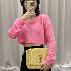 YSL Kate With Raffia-28.5×20×6CM - Image 13