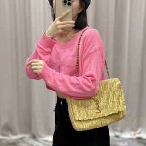 YSL Kate With Raffia-28.5×20×6CM - Image 14