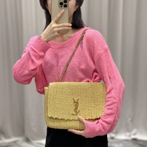 YSL Kate With Raffia-28.5×20×6CM - Image 15