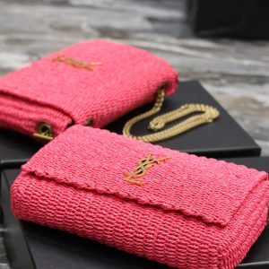 YSL Kate With Raffia-28.5×20×6CM - Image 8