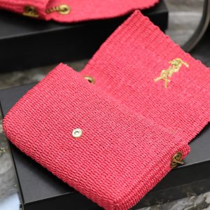 YSL Kate With Raffia-28.5×20×6CM - Image 9