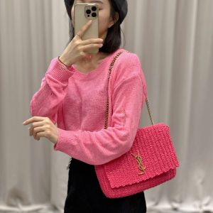 YSL Kate With Raffia-28.5×20×6CM - Image 14