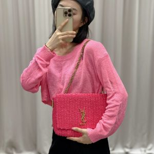 YSL Kate With Raffia-28.5×20×6CM - Image 13