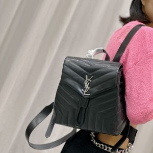 YSL Large LouLou Backpack - Image 4