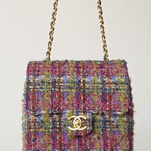Ch@nel Flap Bag-17*14.5*7.5CM - Image 1