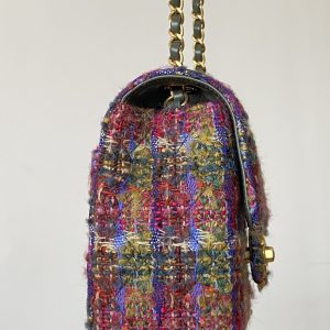 Ch@nel Flap Bag-17*14.5*7.5CM - Image 4