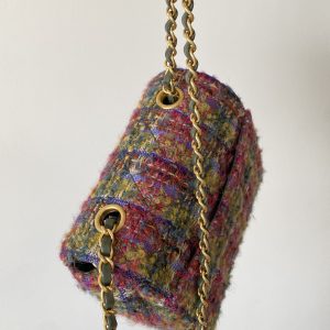Ch@nel Flap Bag-17*14.5*7.5CM - Image 5