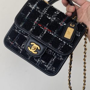 Ch@nel Flap Bag-17×20.5x6CM