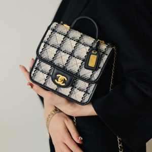 Ch@nel Flap Bag-17×20.5x6CM - Image 9