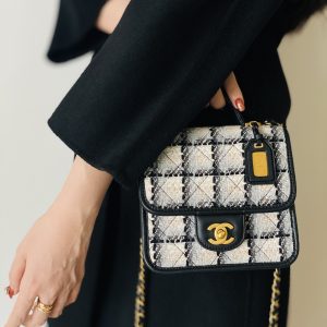 Ch@nel Flap Bag-17×20.5x6CM - Image 12