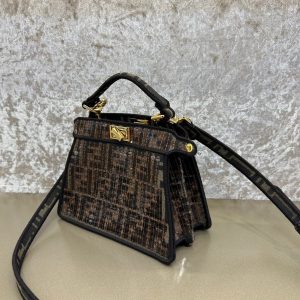 Fendi Peekaboo ISeeU-20.5x11x14CM - Image 3