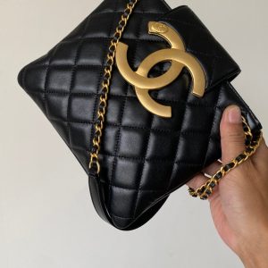 Ch@nel 2021SS Tote Bag-17.5*20*5CM - Image 4