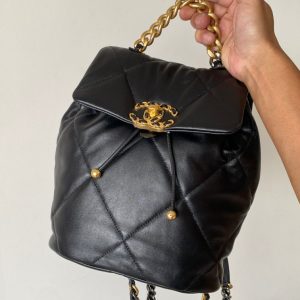Ch@nel 2024SS Backpack-26x22x16CM - Image 5