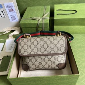 GUCCI Neo Vintage GG Supreme Belt Bag-22*16.5*4CM - Image 3