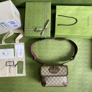 GUCCI Neo Vintage GG Supreme Belt Bag-22*16.5*4CM - Image 9