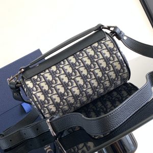Diro Oblique Roller Barrel Crossbody Bag-21 x 12.5 x 12.5CM - Image 2
